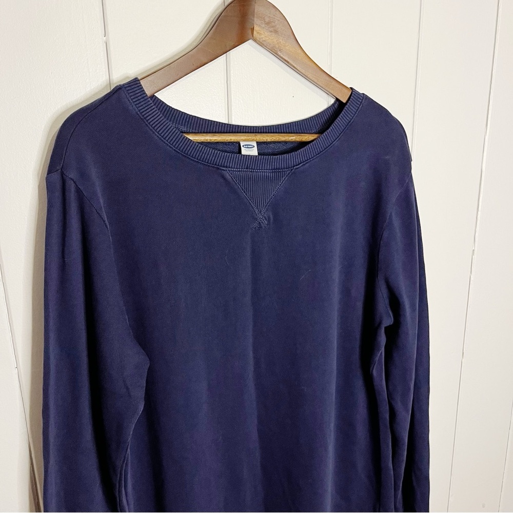 Old Navy Blue Long Sleeve Sweater Dress. Size Large. - Picture 2 of 6